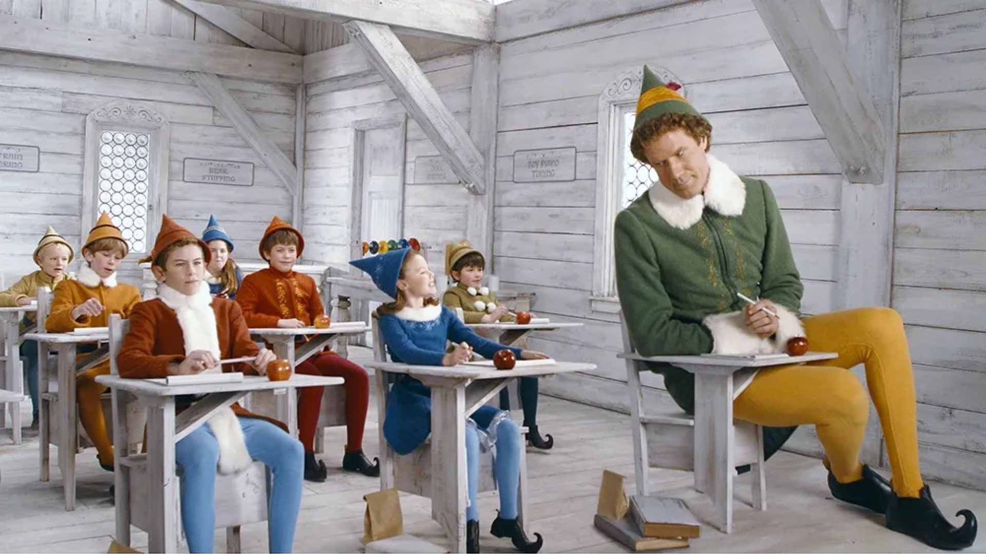Image of Buddy with kids